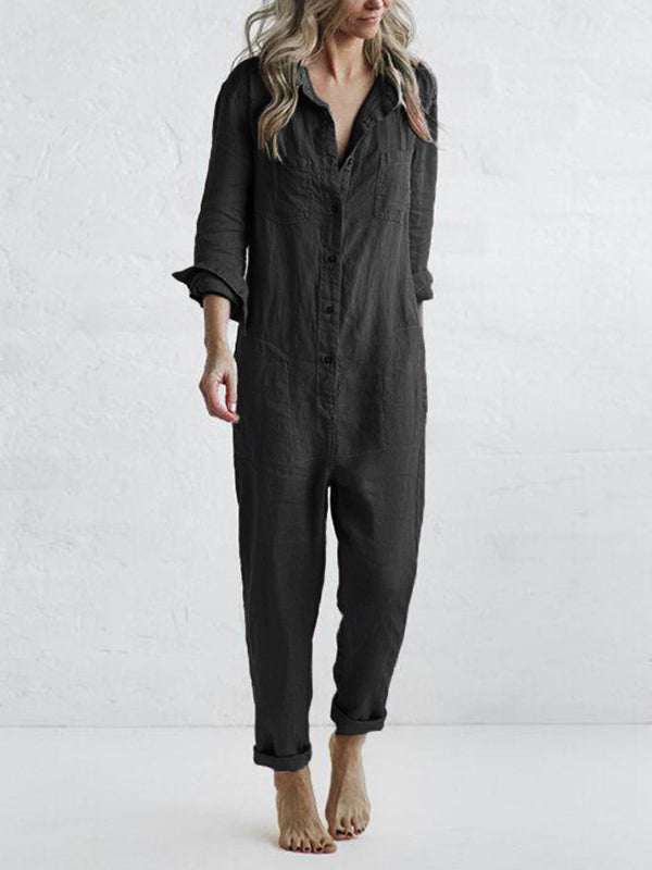 Eleonora | Langärmeliger Jumpsuit