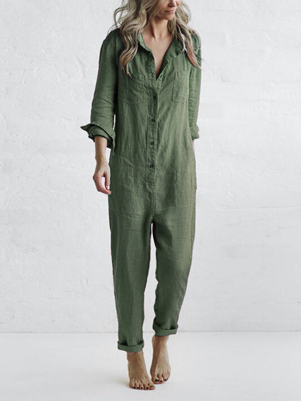 Eleonora | Langärmeliger Jumpsuit