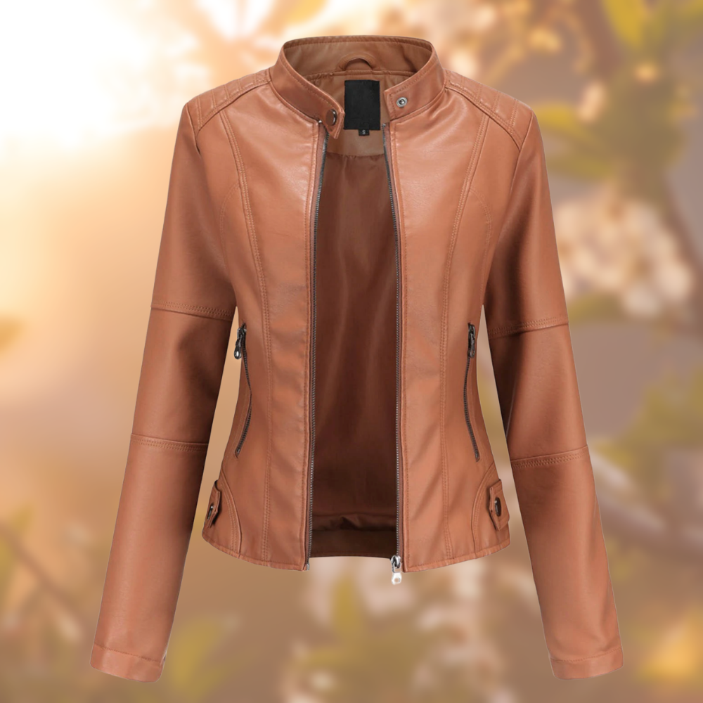 Ella - Stylische Lederjacke