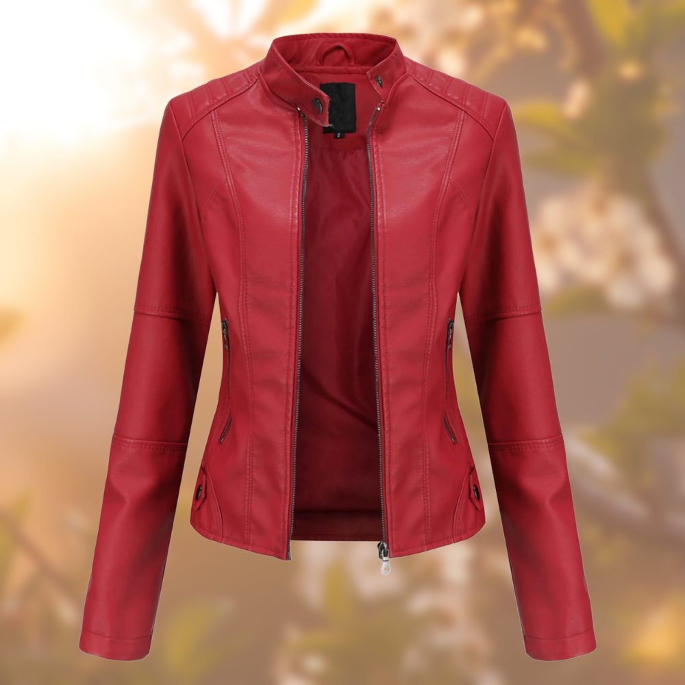 Ella - Stylische Lederjacke