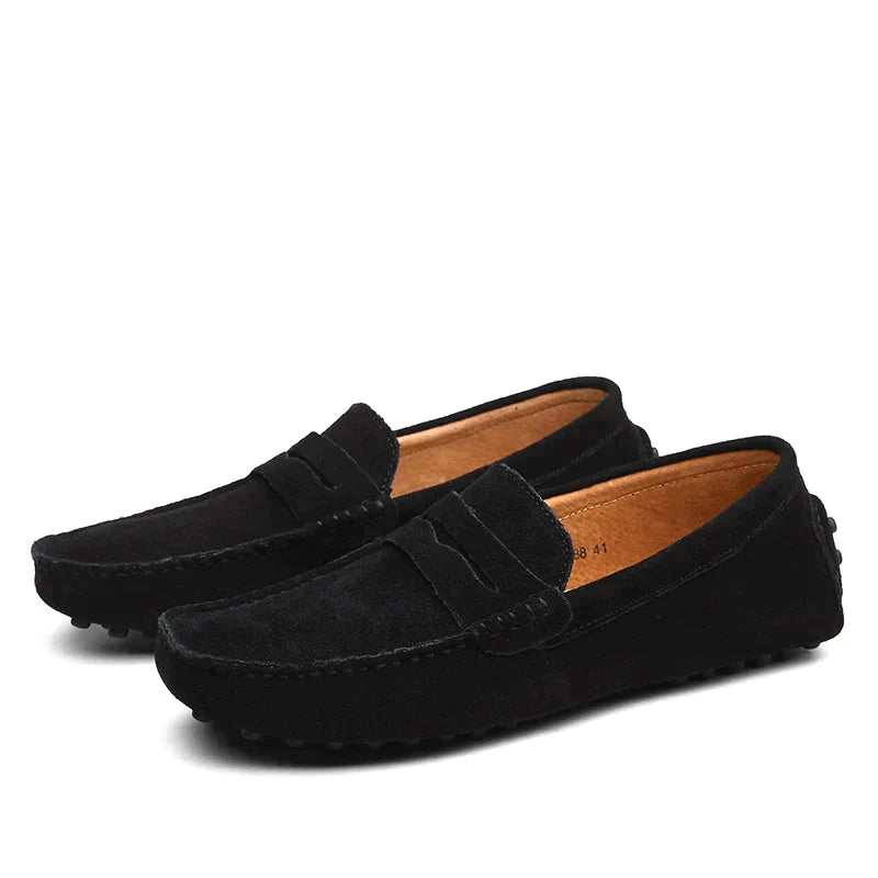 Wilfried - Italienische Wildleder-Loafer