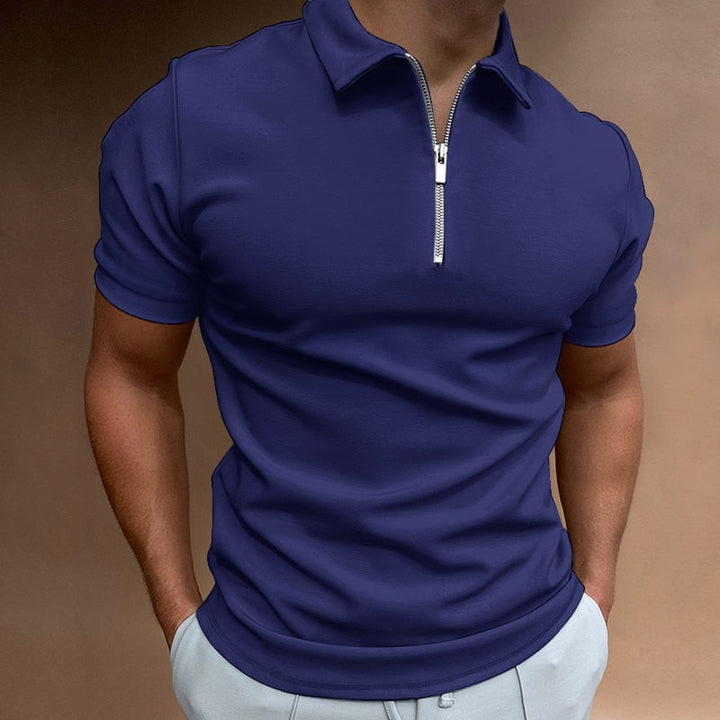 Marcus - Santiago Zip-Up Polo