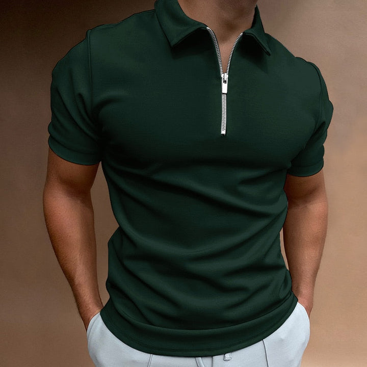 Marcus - Santiago Zip-Up Polo