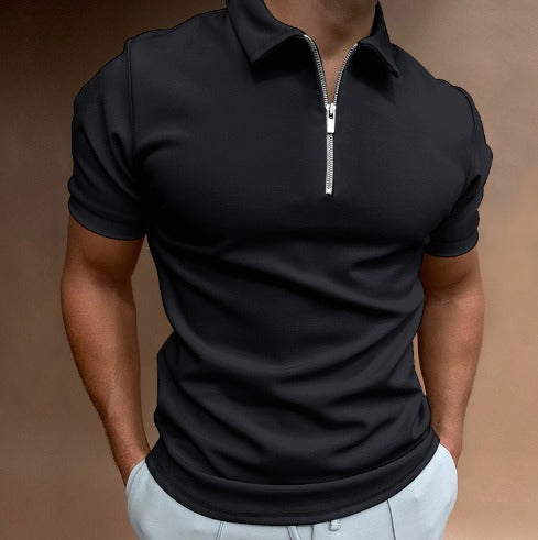 Marcus - Santiago Zip-Up Polo