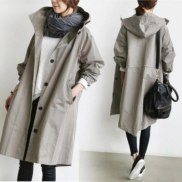 Tina - Stilvoller wasserabweisender Trenchcoat