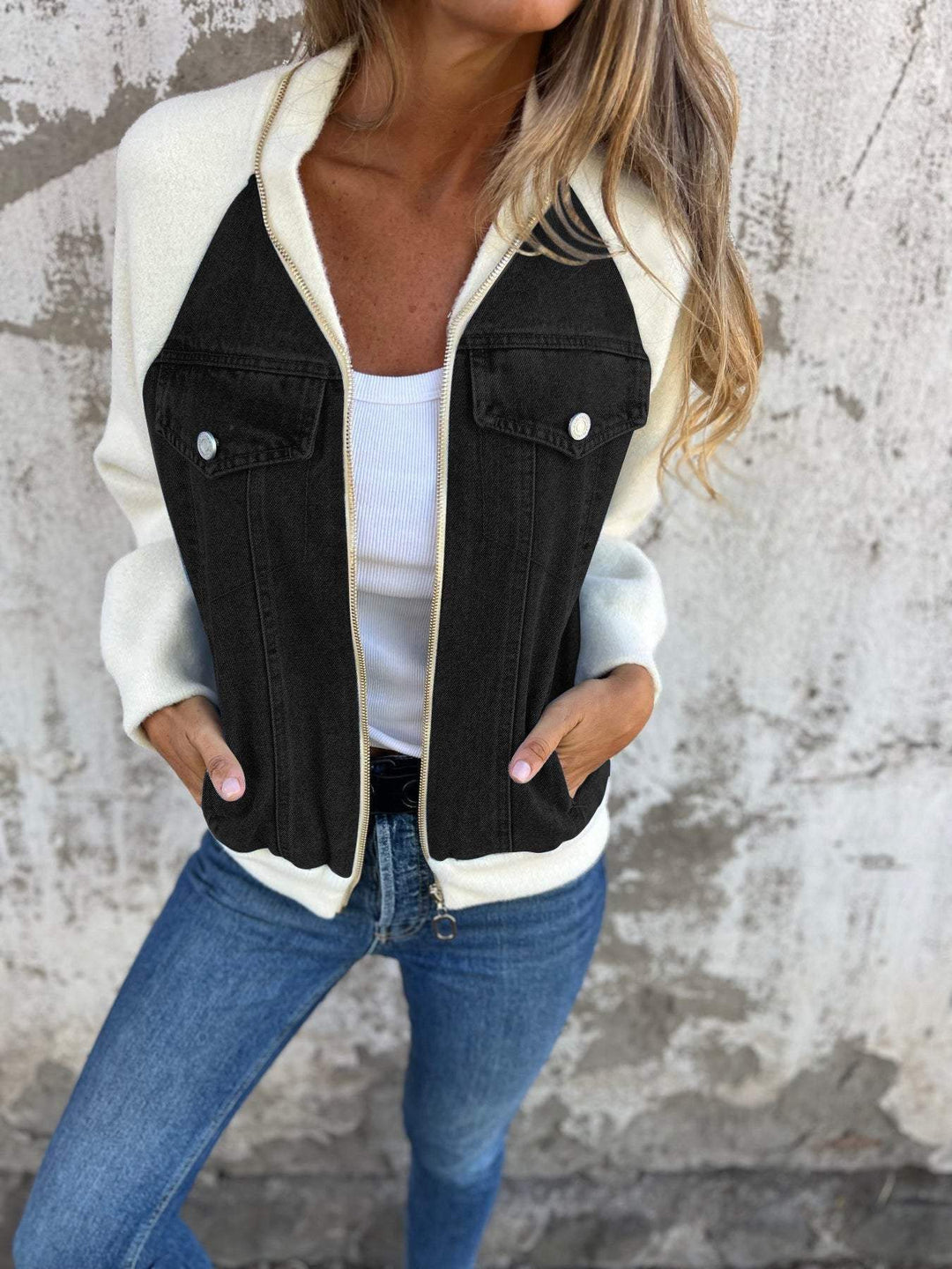 OLIVA™ - Moderne Jacke mit Denim