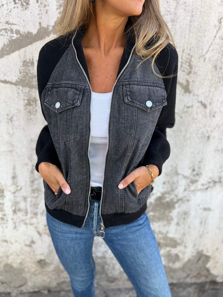 OLIVA™ - Moderne Jacke mit Denim